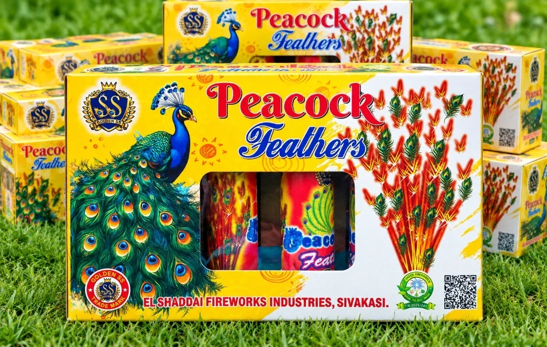 PEACOCK FEATHER (5Pcs) SS