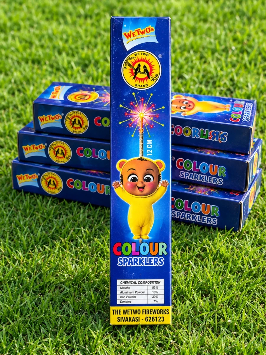 12 CM CRACKLING SPARKLERS