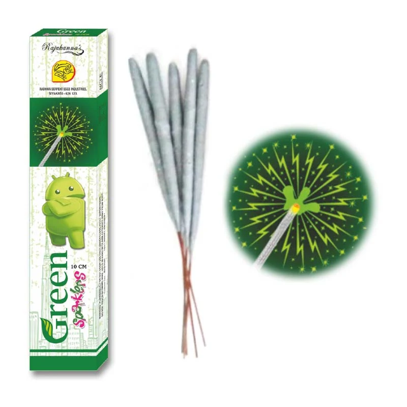 10 Cm Green (10 Pcs)
