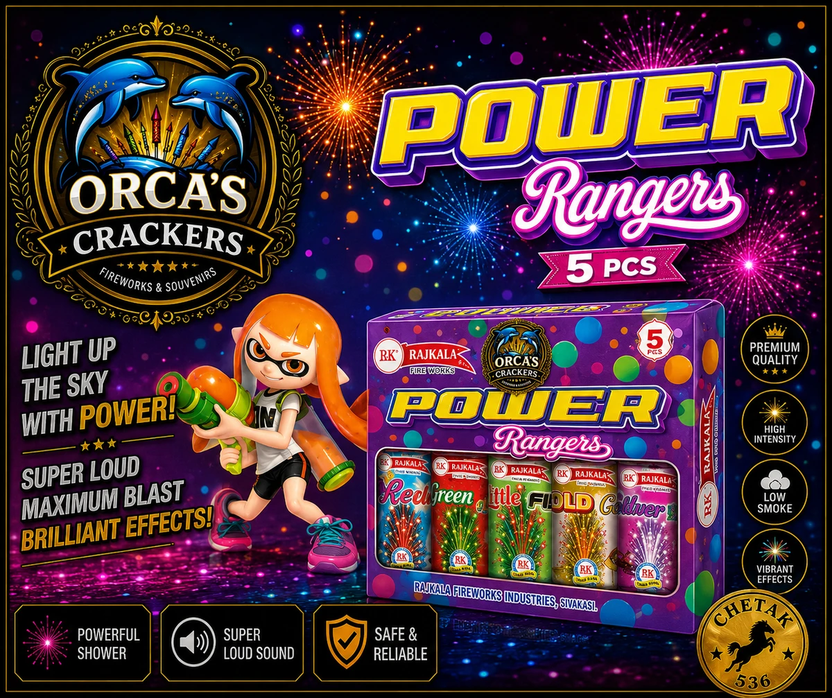 POWER RANGERS 5 PCS