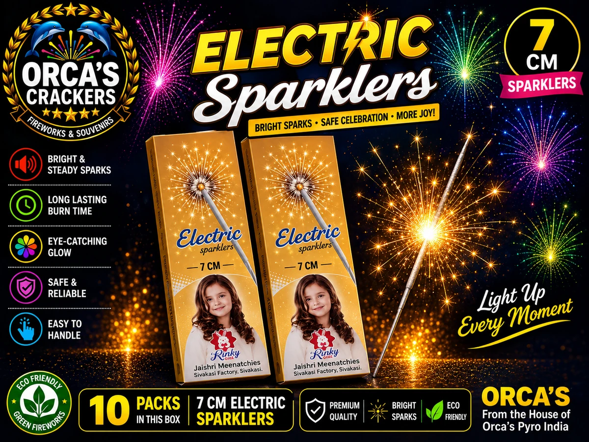 7 CM ELECTRIC SPARKLERS