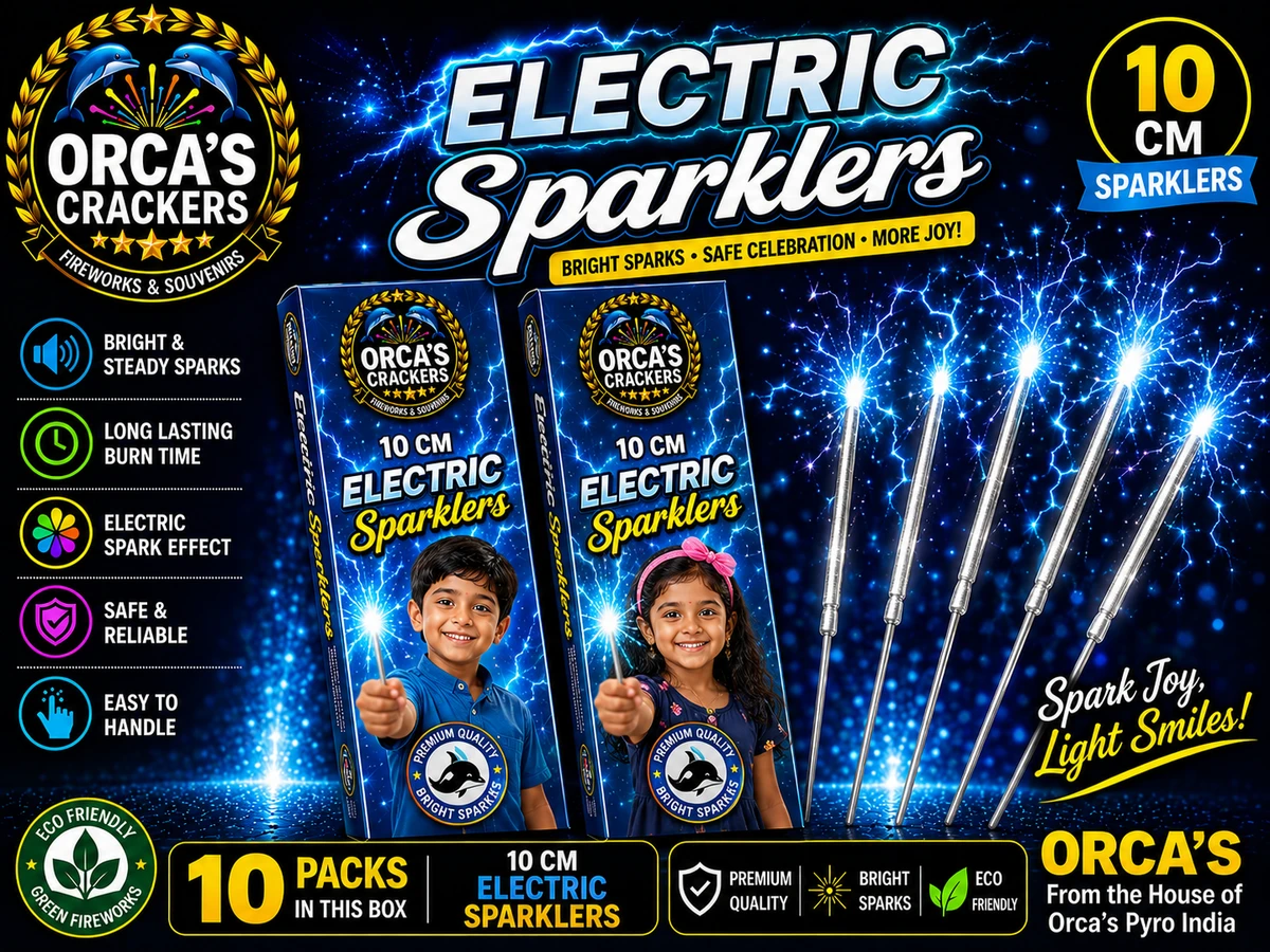 10 CM ELECTRIC SPARKLERS