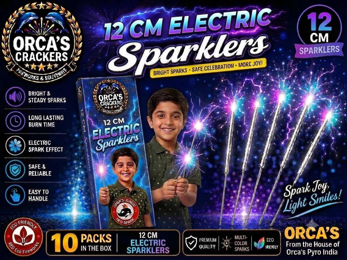 12 CM ELECTRIC SPARKLERS