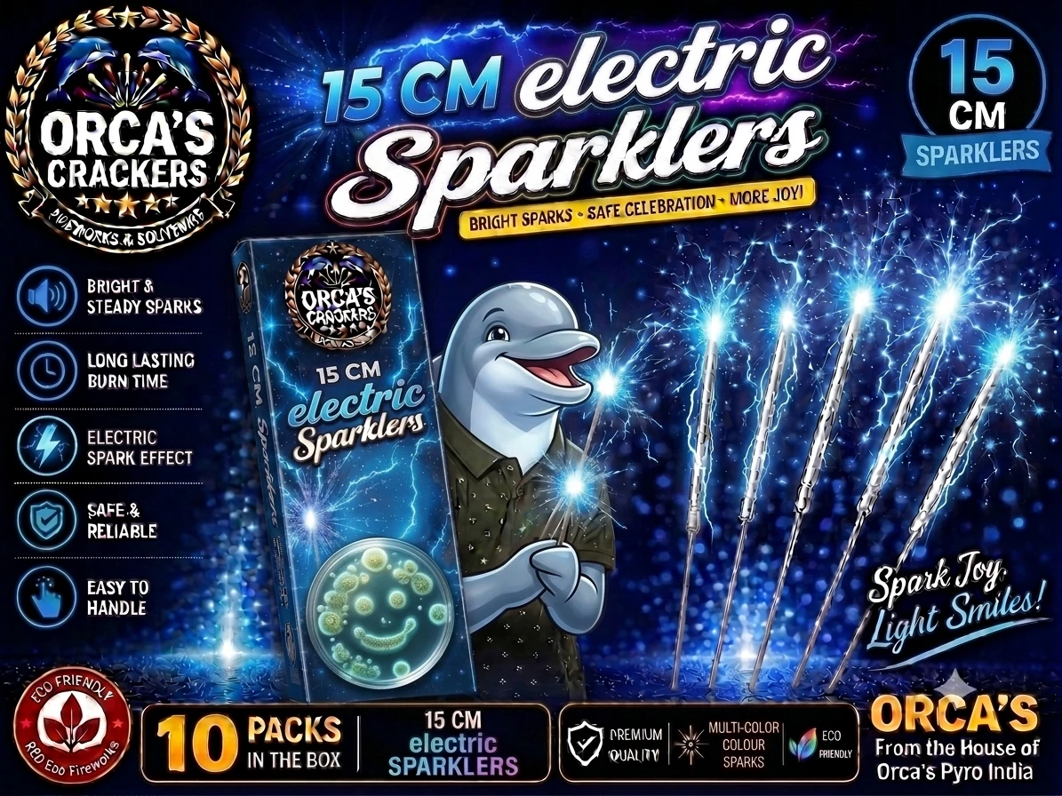 15 CM ELECTRIC SPARKLERS