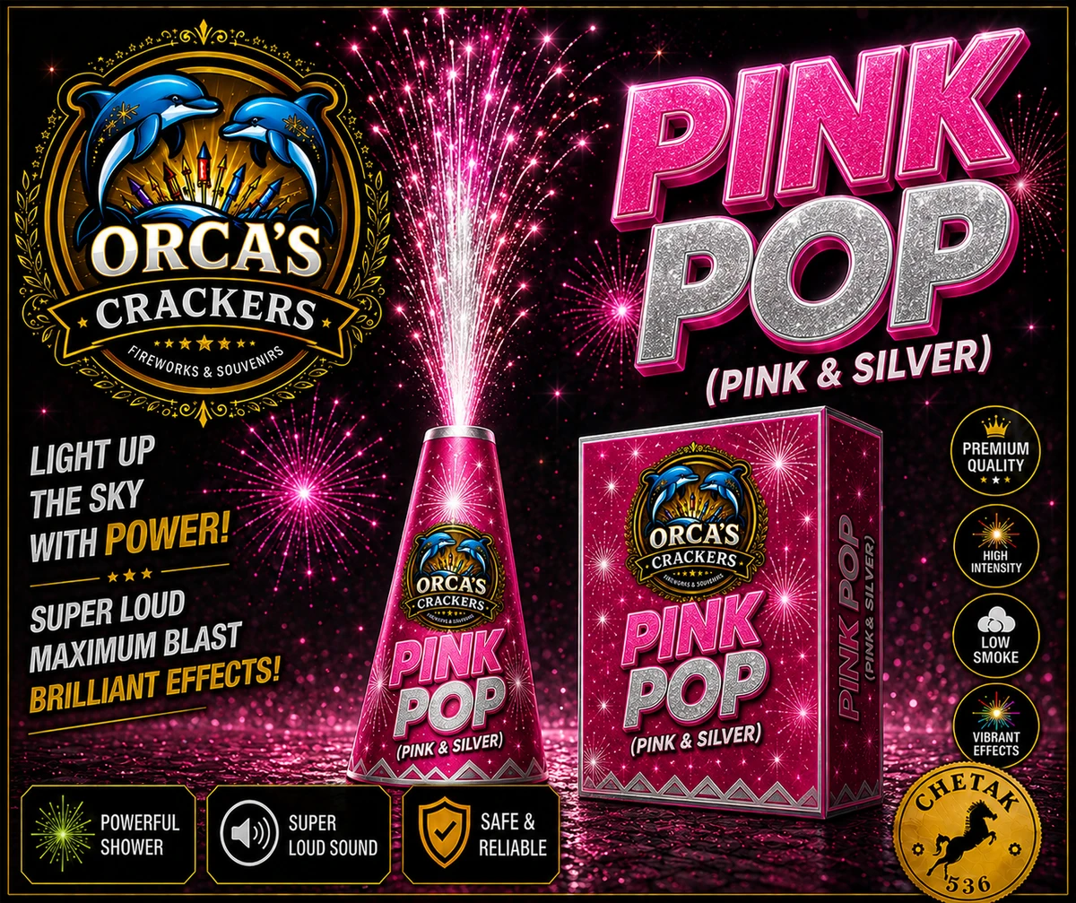 PINK POP (PINK & SILVER)