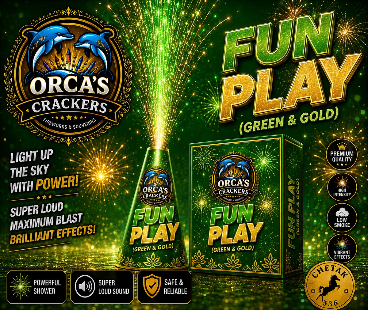 FUN PLAY (GREEN & GOLD)
