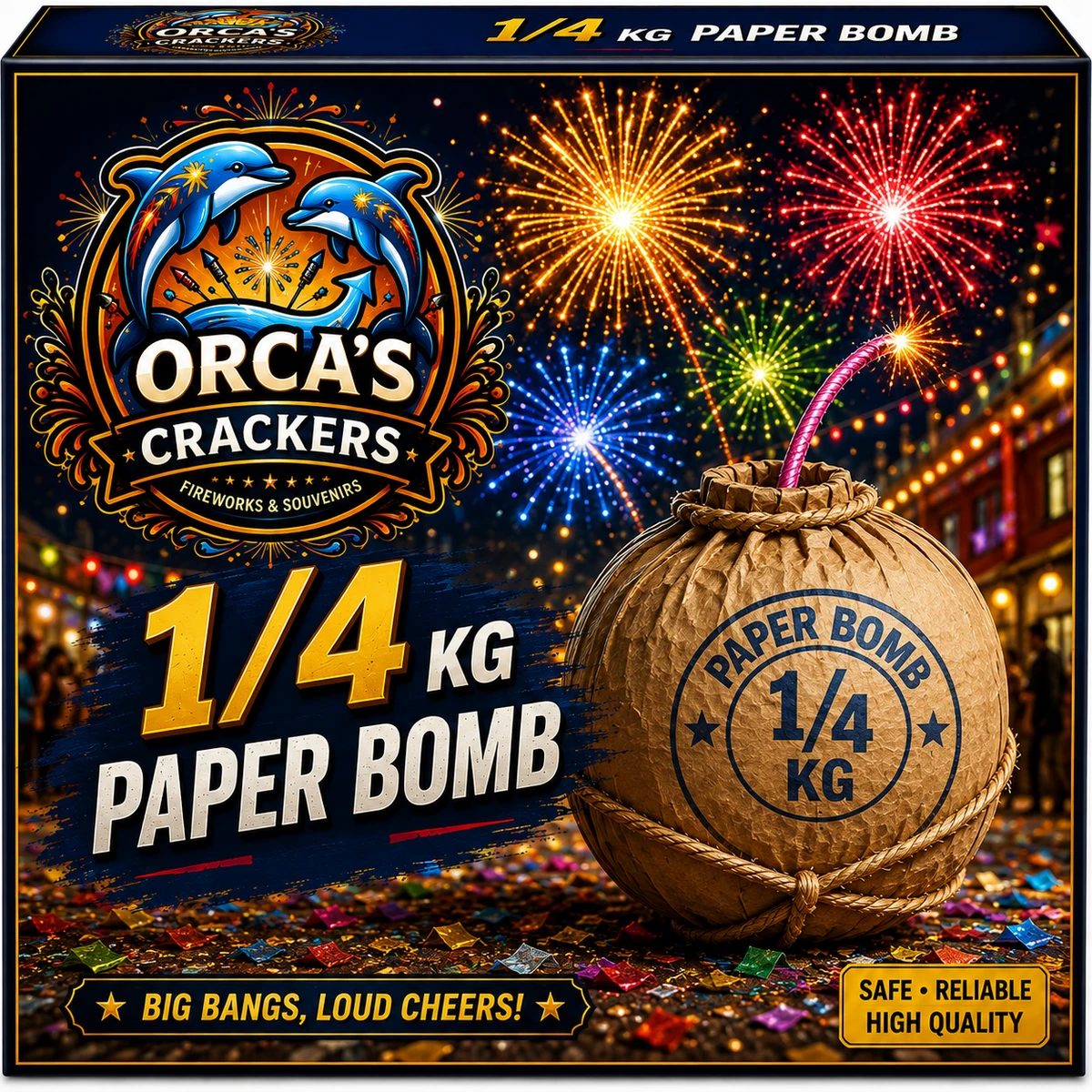 1/4 KG PAPER BOMB