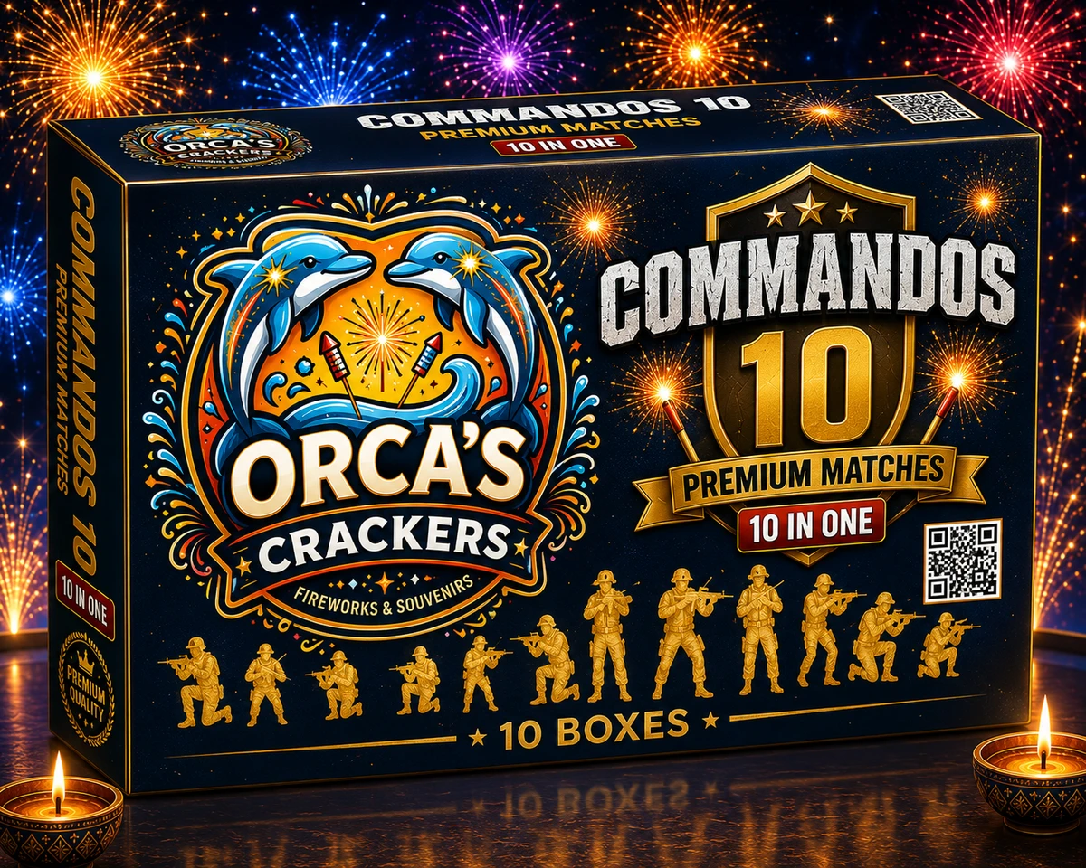 10 COMMANDOS PREMIUM MATCHES