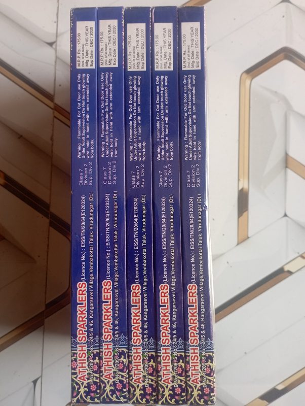 10 cm Crackling Sparklers (10 Box - 1 Bundle)