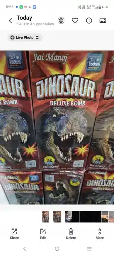 DINOSAUR DELUXE BOMB
