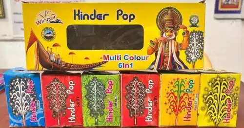 HINDER POP MULTI COLOUR FOUNTAIN 6pcs