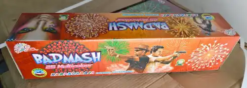 25 Shot Crackling with colour{Peacock Dance}