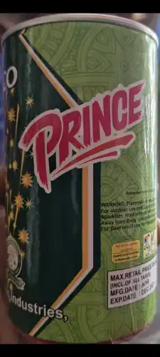 Tin Beer PRINCE