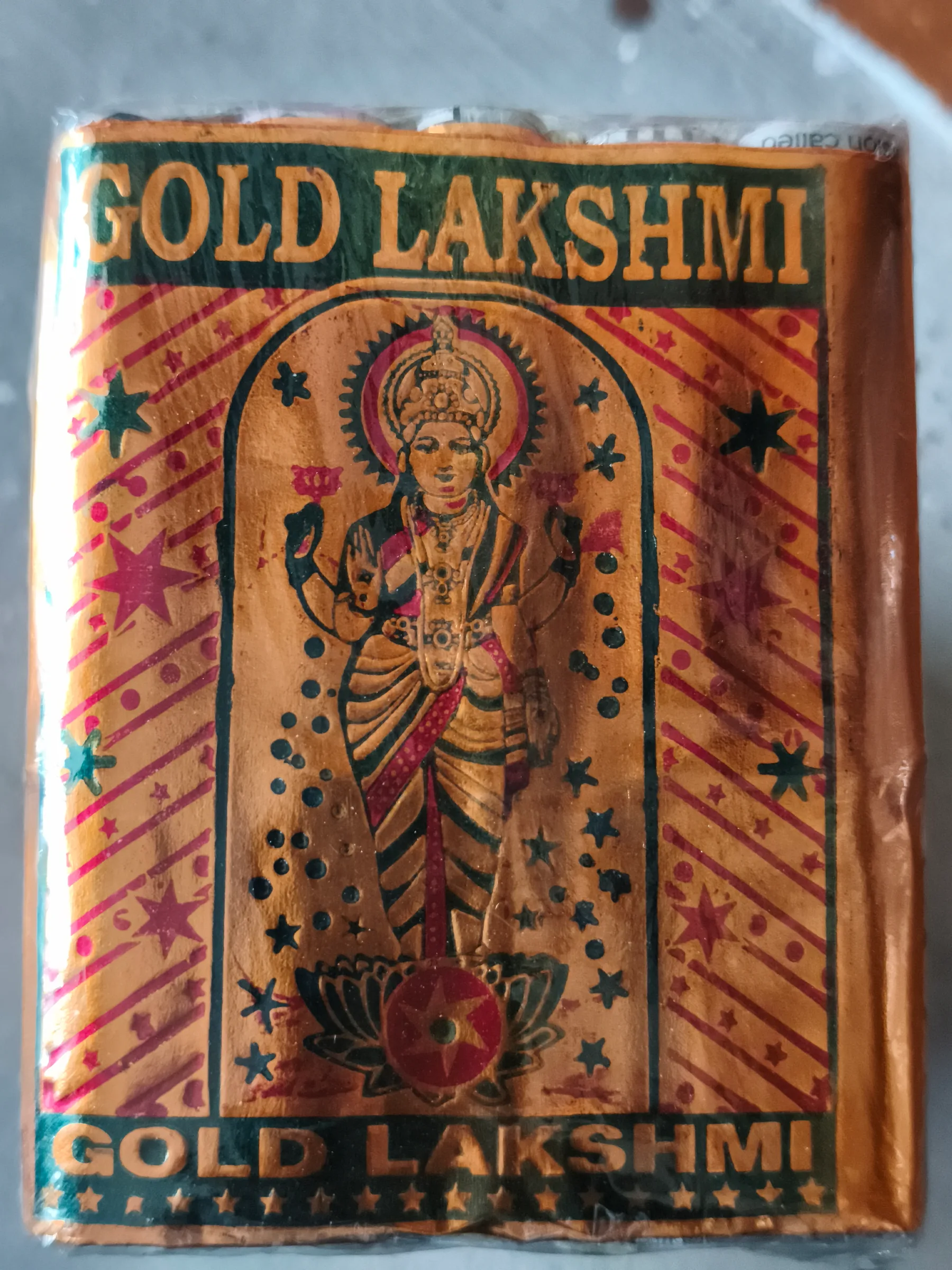 4" Gold Lakshmi