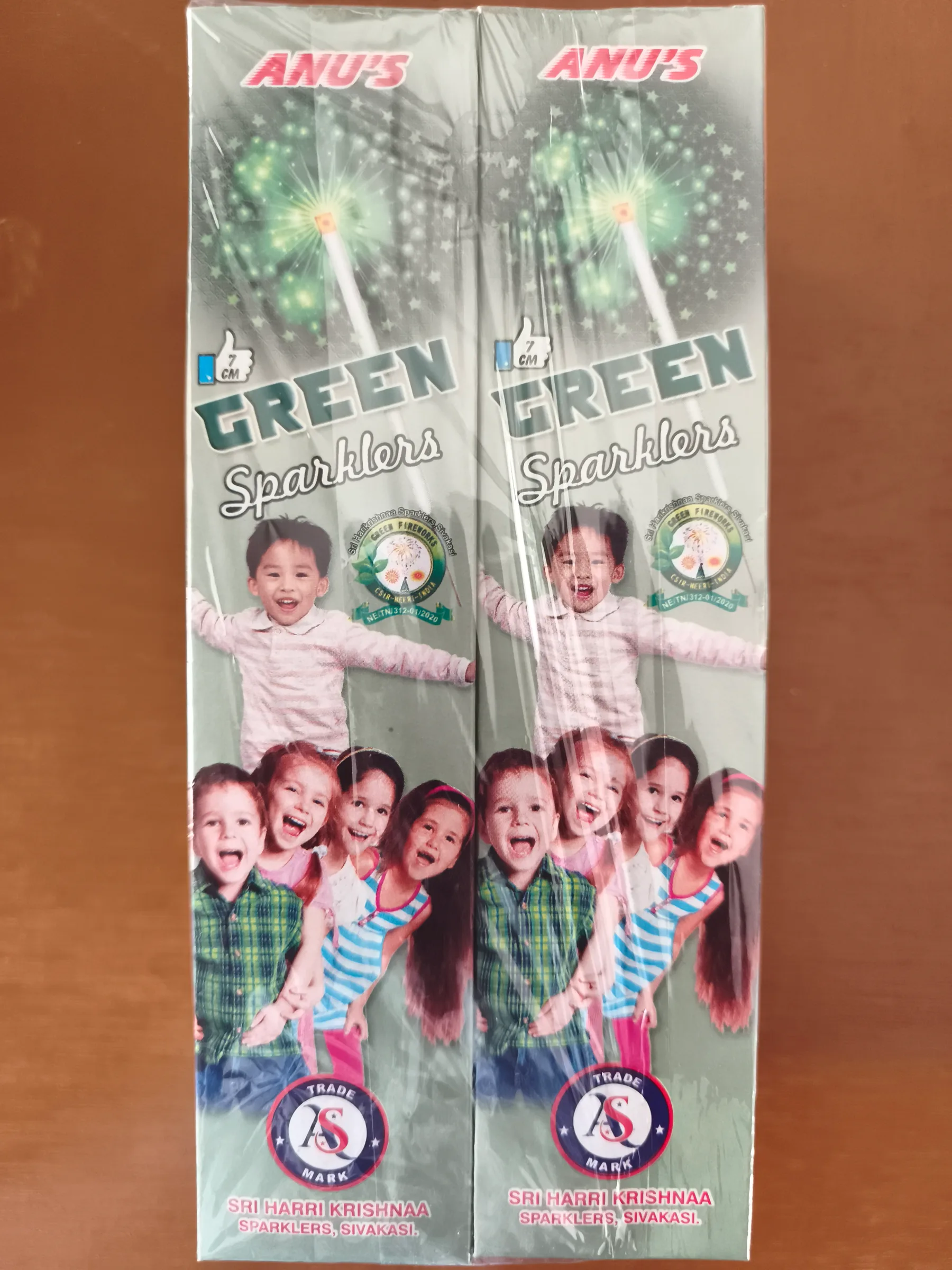 7 cm Green Sparklers (10 Pcs)