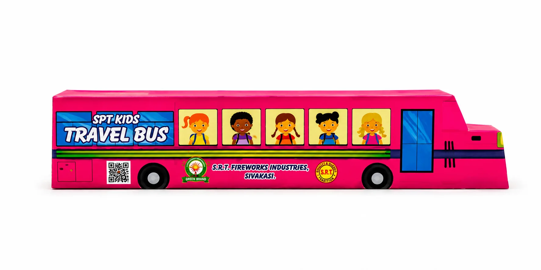 Pink bus