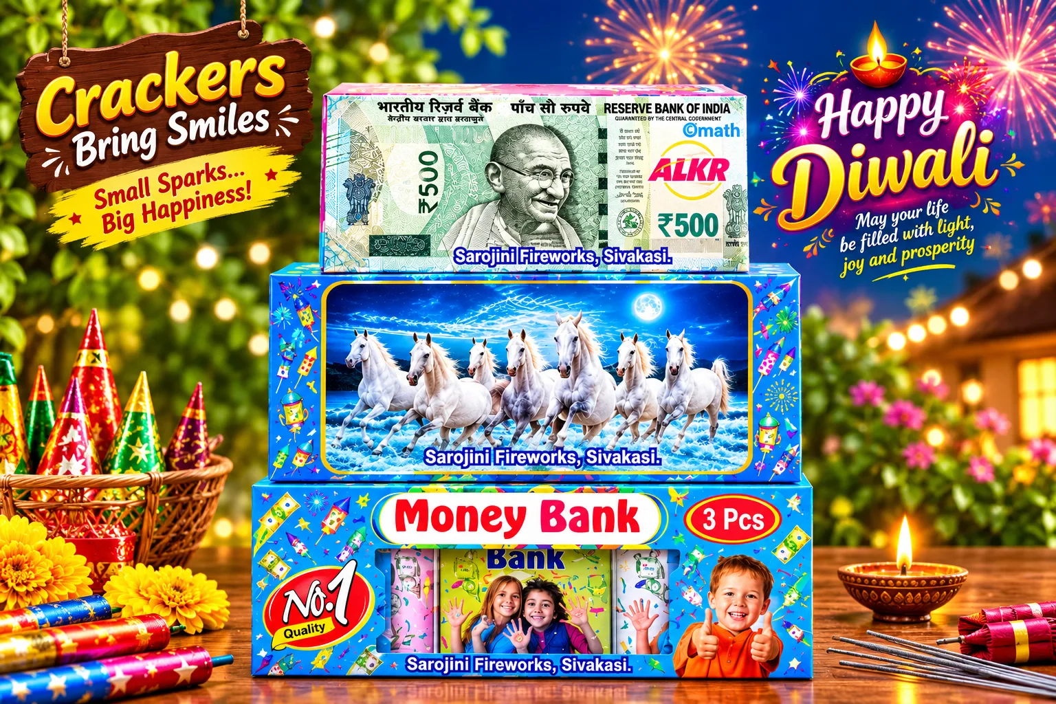Money Bank 3 pcs