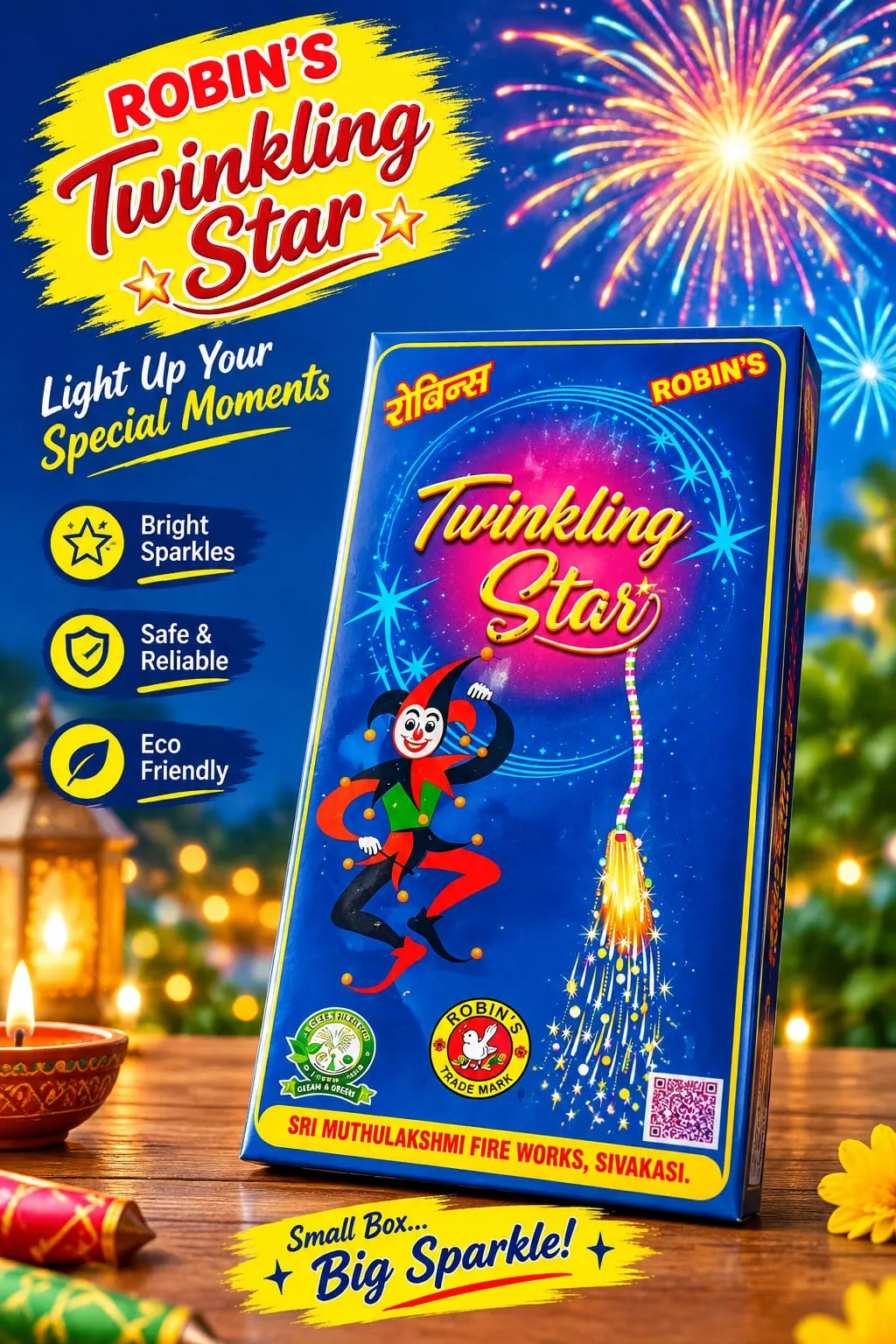 1 1/2” Twinkling Star