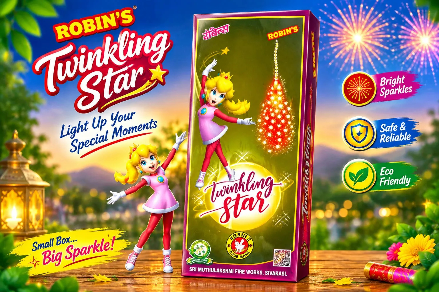 4” Twinkling Star