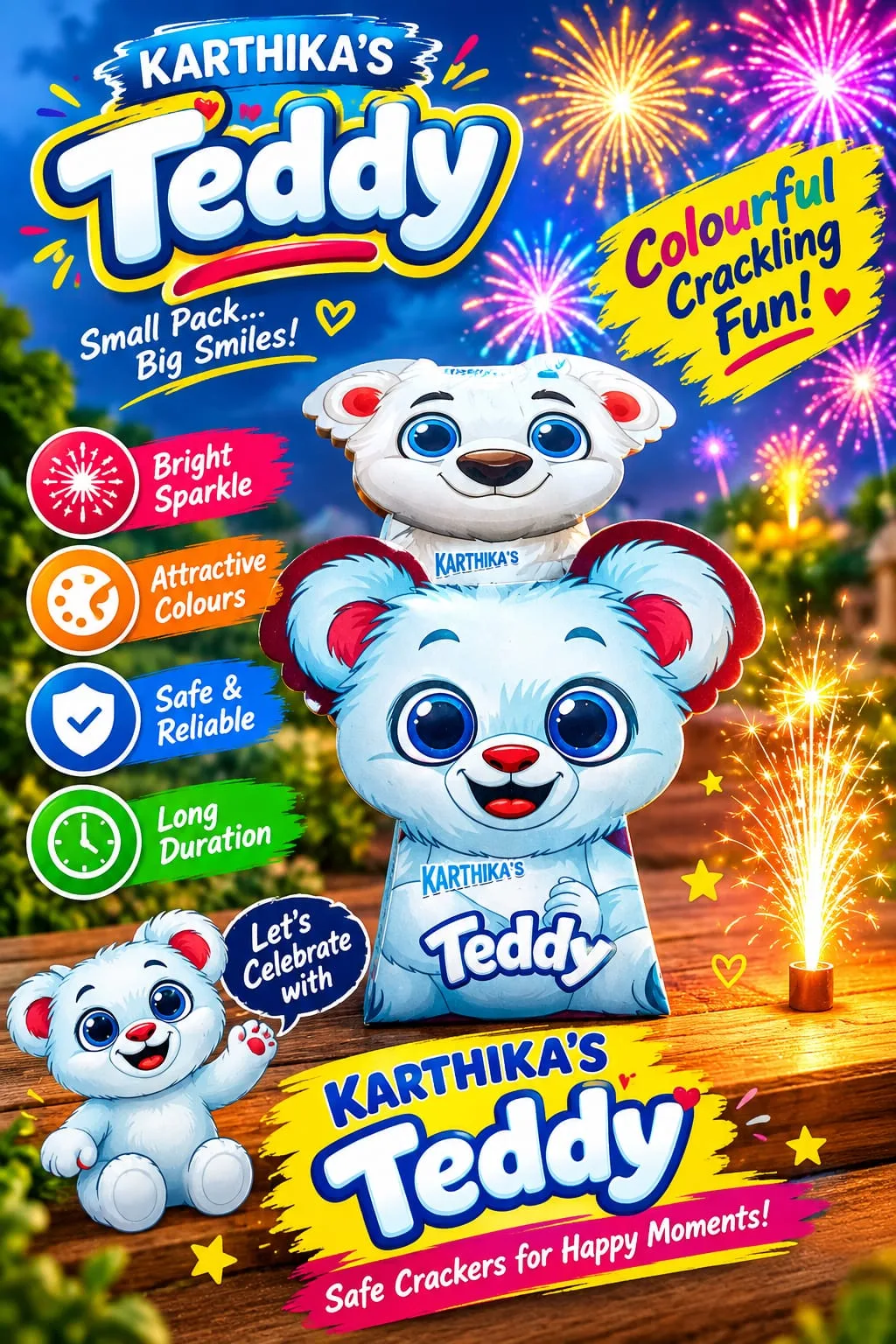 Teddy (3pcs) Silver