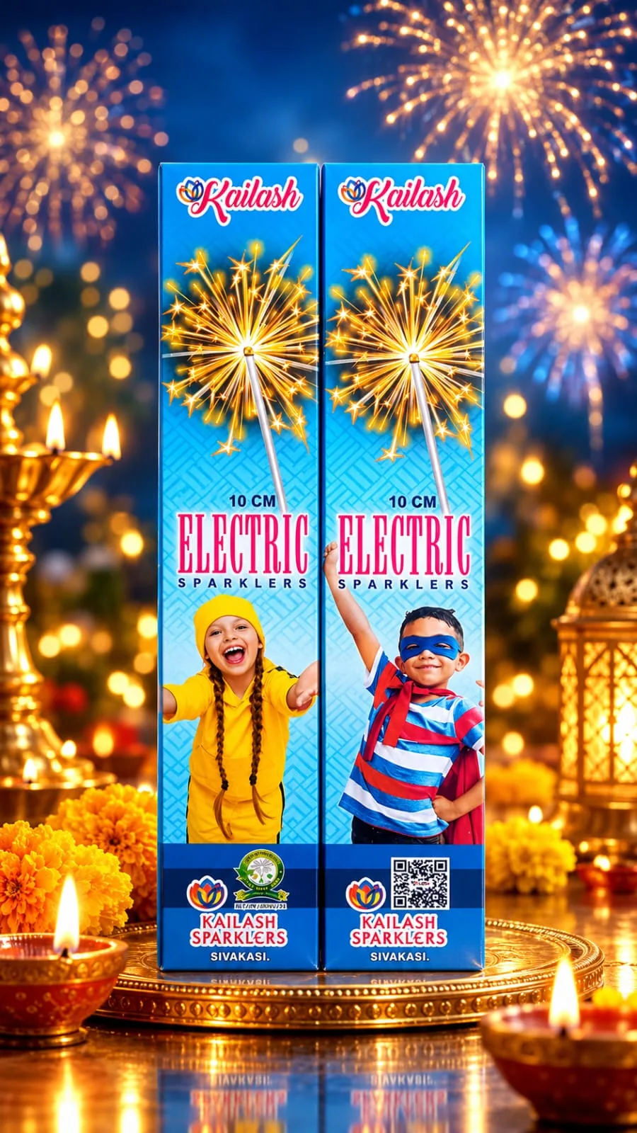 10 CM ELECTRIC SPARKLERS
