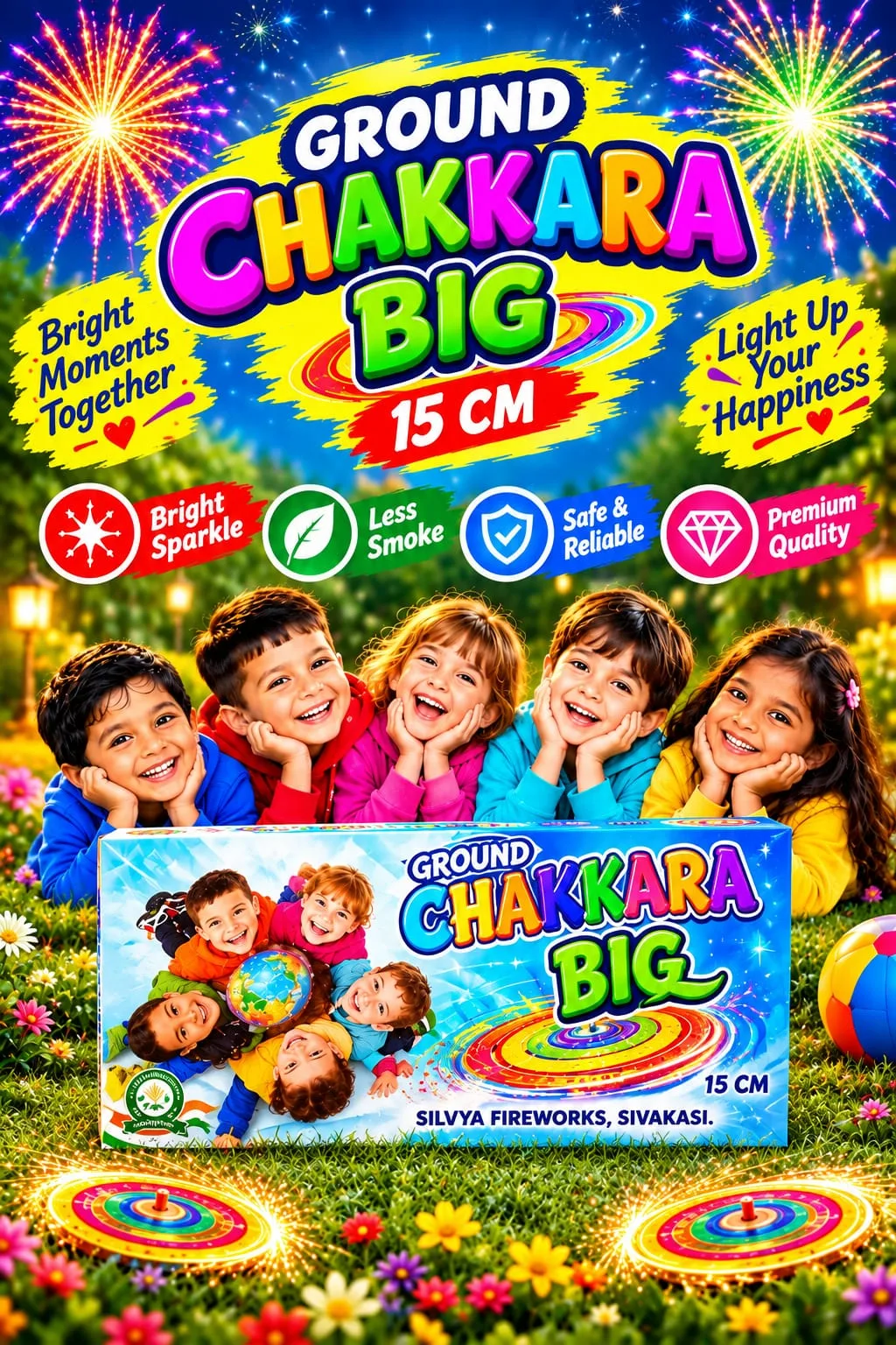 Ground Chakkars Big (10pcs)