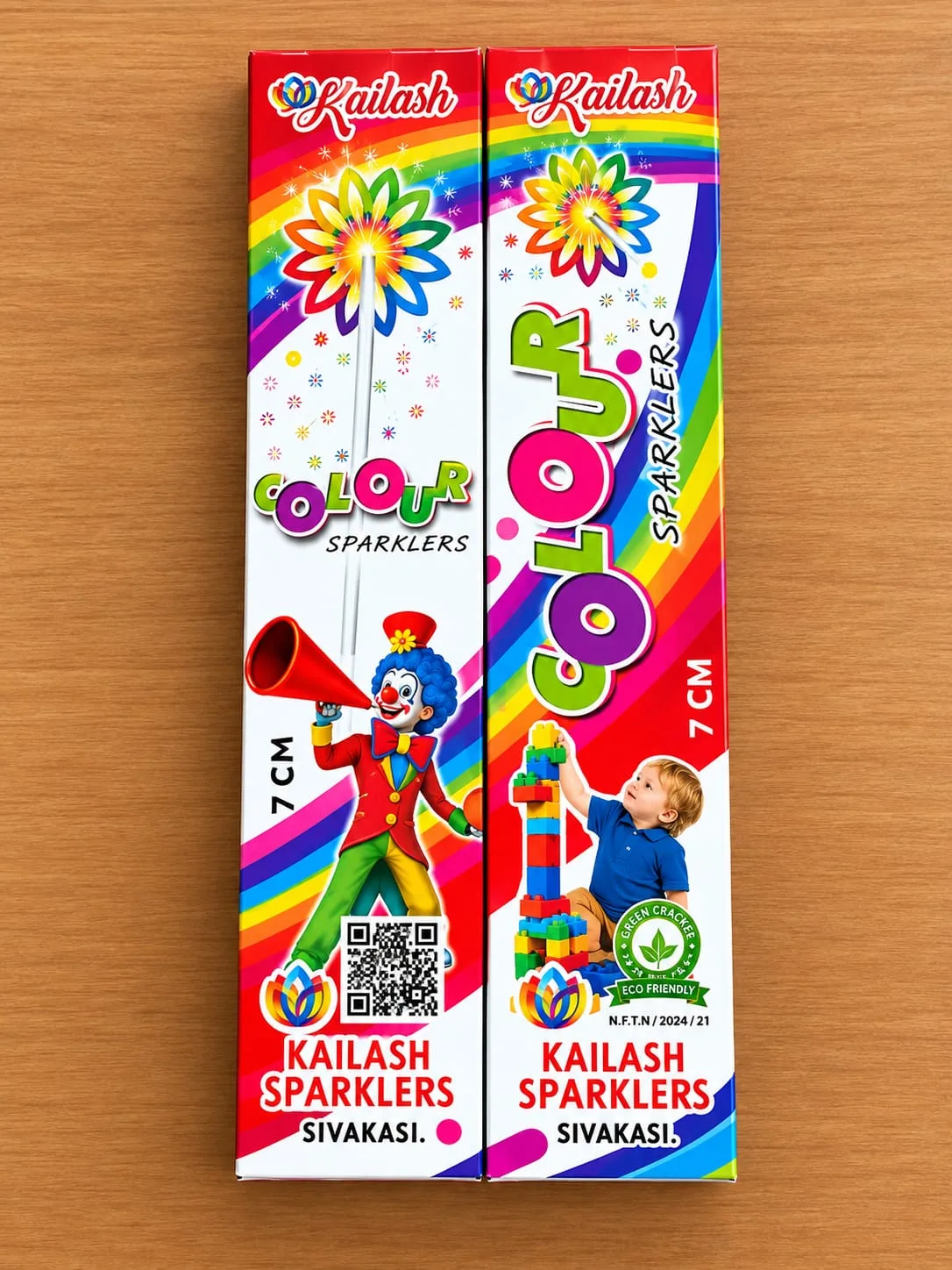 7CM COLOUR SPARKLERS