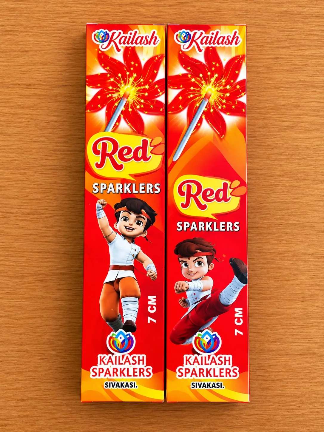 7CM RED SPARKLERS