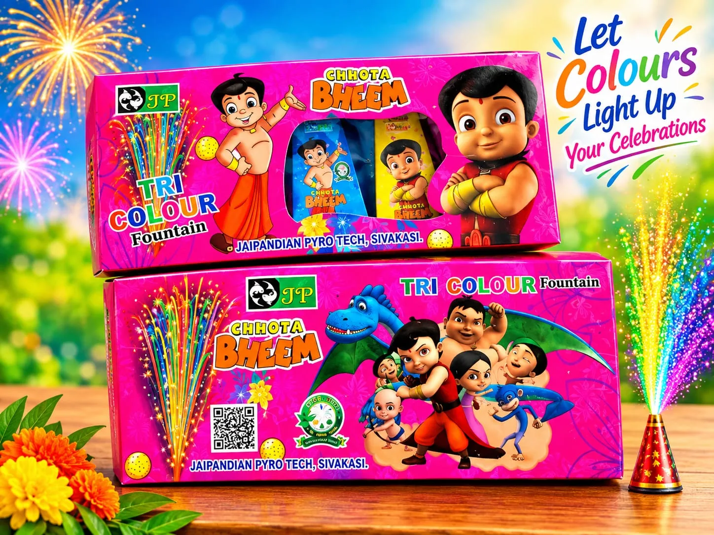 Chota Bheem (Tri Colours) 3pcs