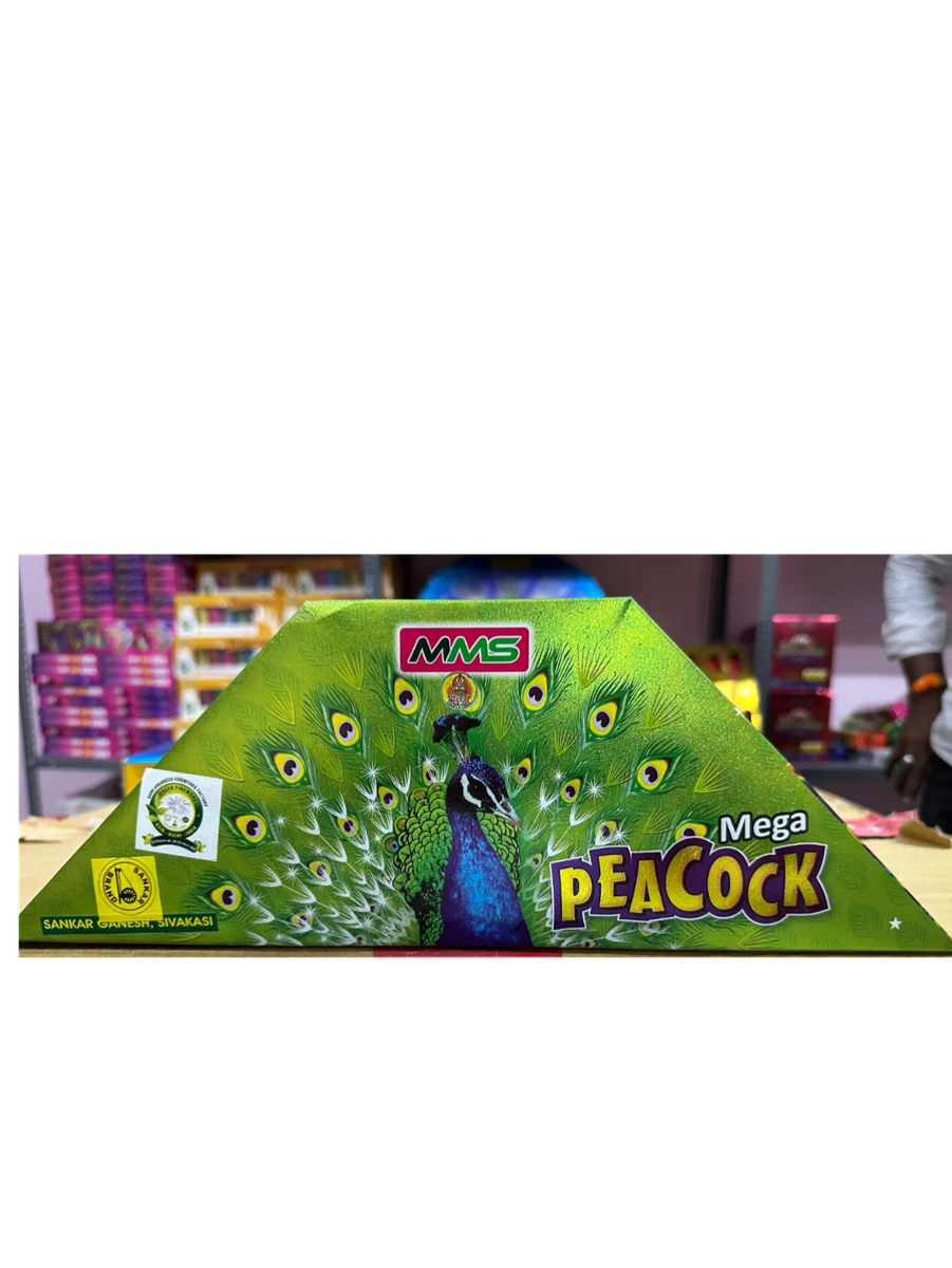 Peacock Small Multicolour(1 Pc)