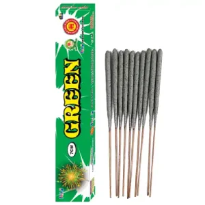 7 cm Green Sparklers