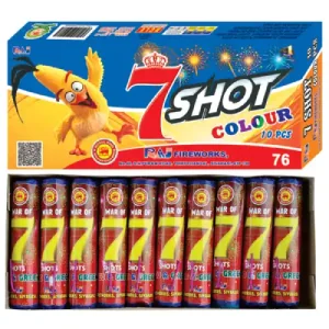 7 Shots (10 Pcs Red & Green)