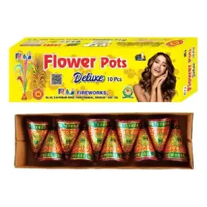 Flower Pots Deluxe (10 Pcs)