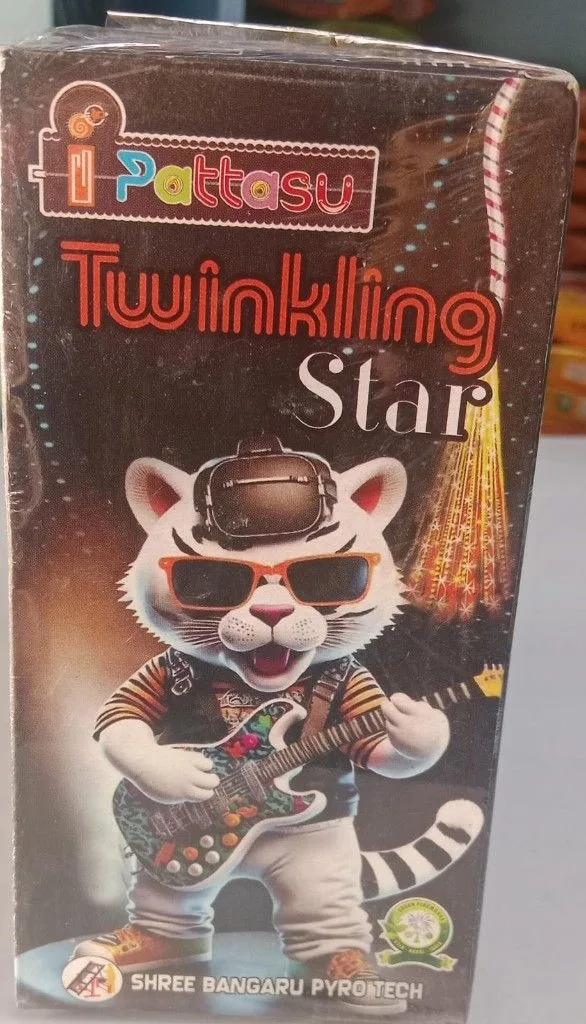 1½" Twinkling Star (10 Pcs)
