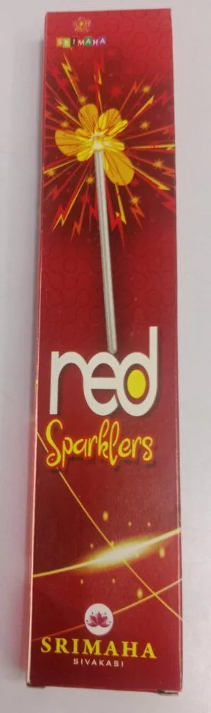 15 cm Red Sparklers (10 Pcs)