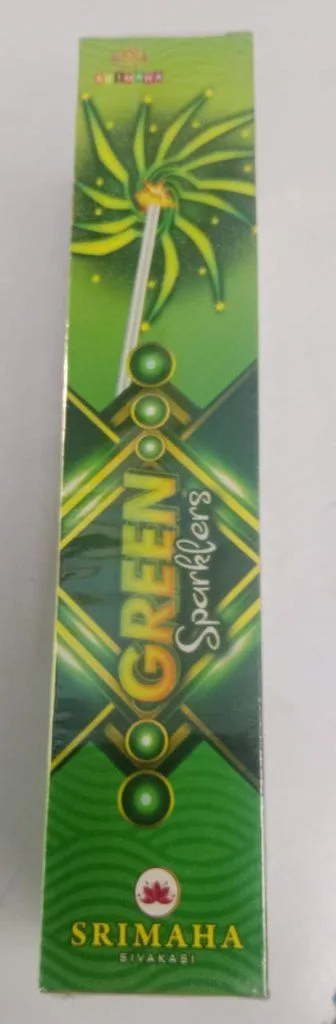 10 cm Green Sparklers (10 Pcs)