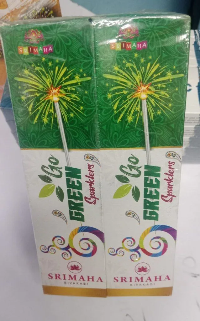 7cm Green Sparklers (10 Pcs)