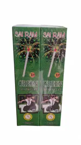 7cm Green Sparklers (10 Pcs)