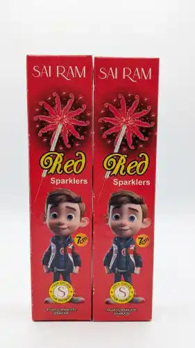 7cm Red Sparklers (10 Pcs)