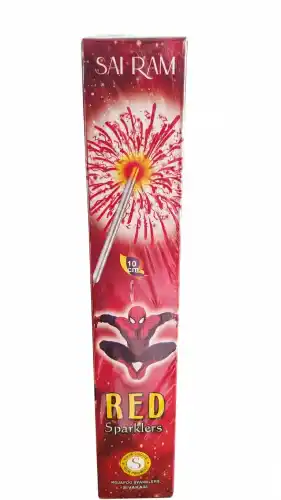 10cm Red Sparklers (10 Pcs)