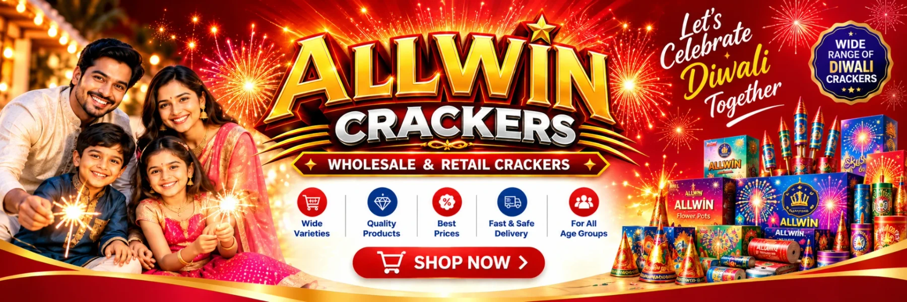 Allwin Crackers page banner
