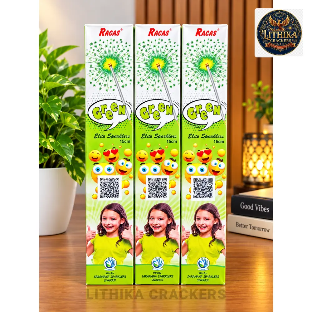 15cm Green Sparklers