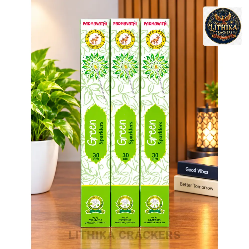 30 cm Green Sparklers