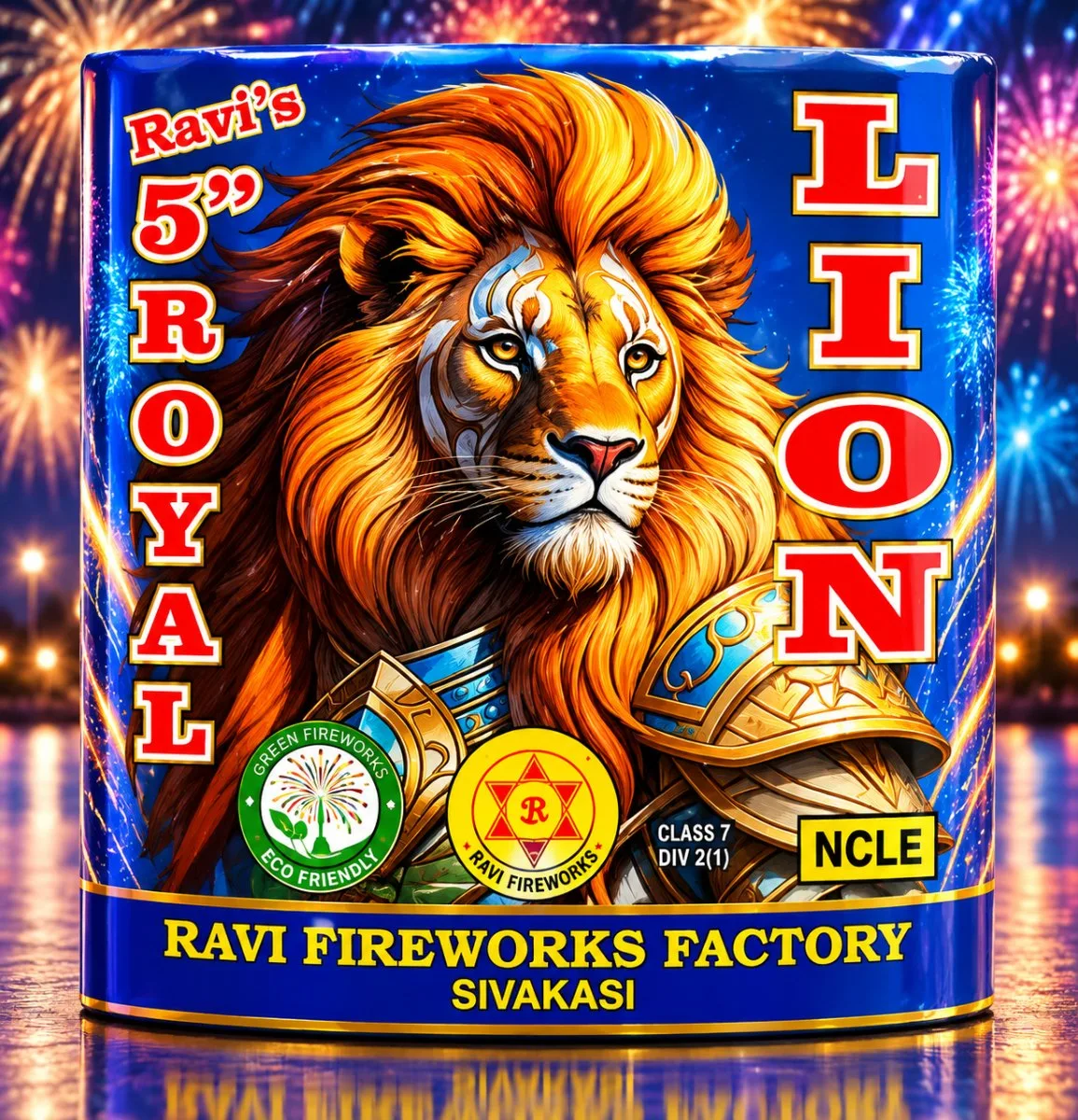 5" Mega Deluxe Lion / Jallikattu