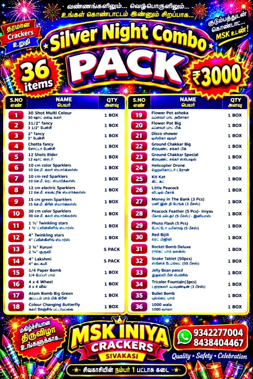 MSK Iniya Crackers